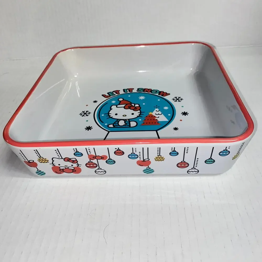 Hello Kitty SanRio Let It Snow Snowglobe Christmas 9
